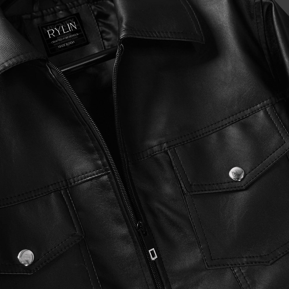 Luxe leather jacket