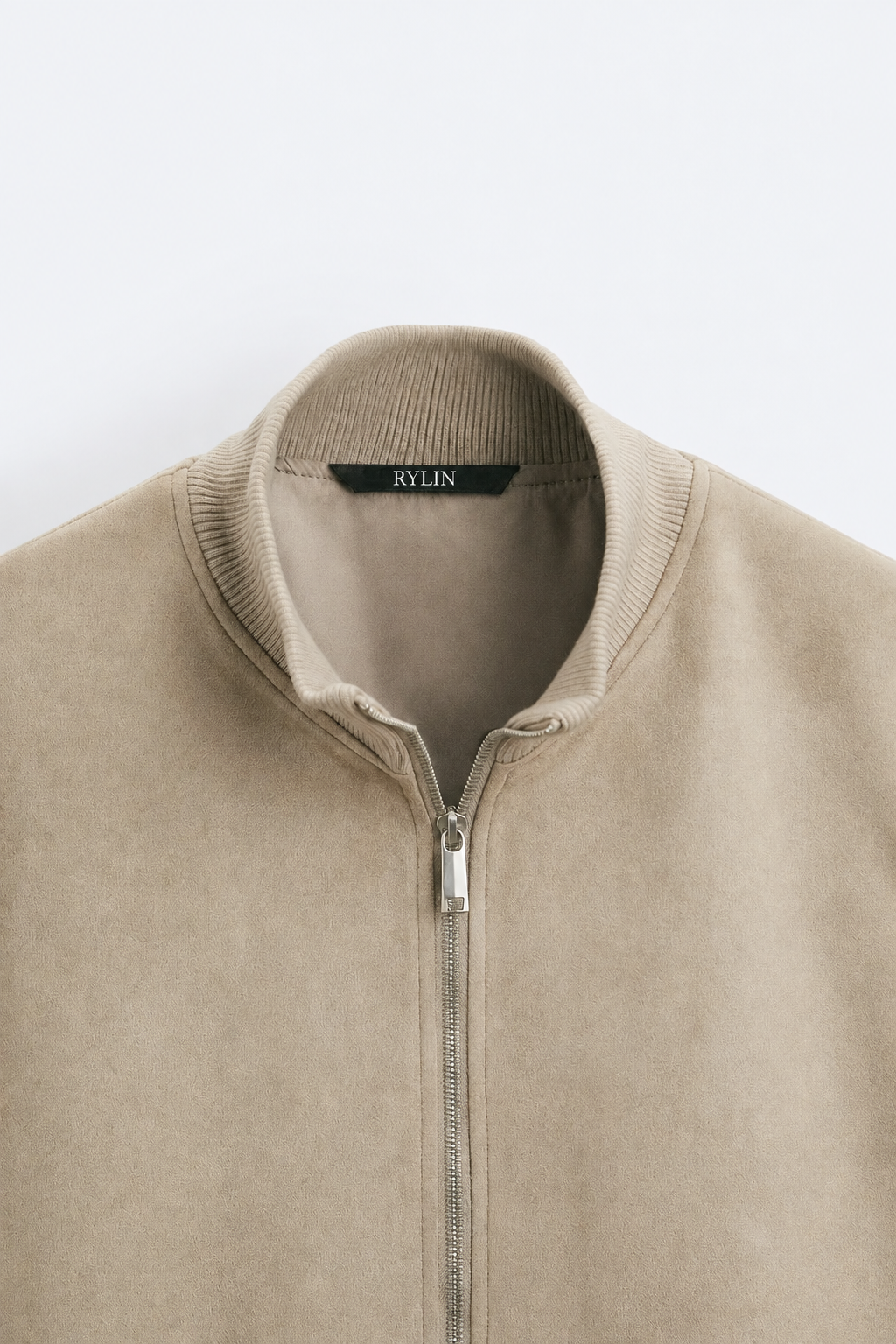 SUEDE BOMBER LEATHER JACKET