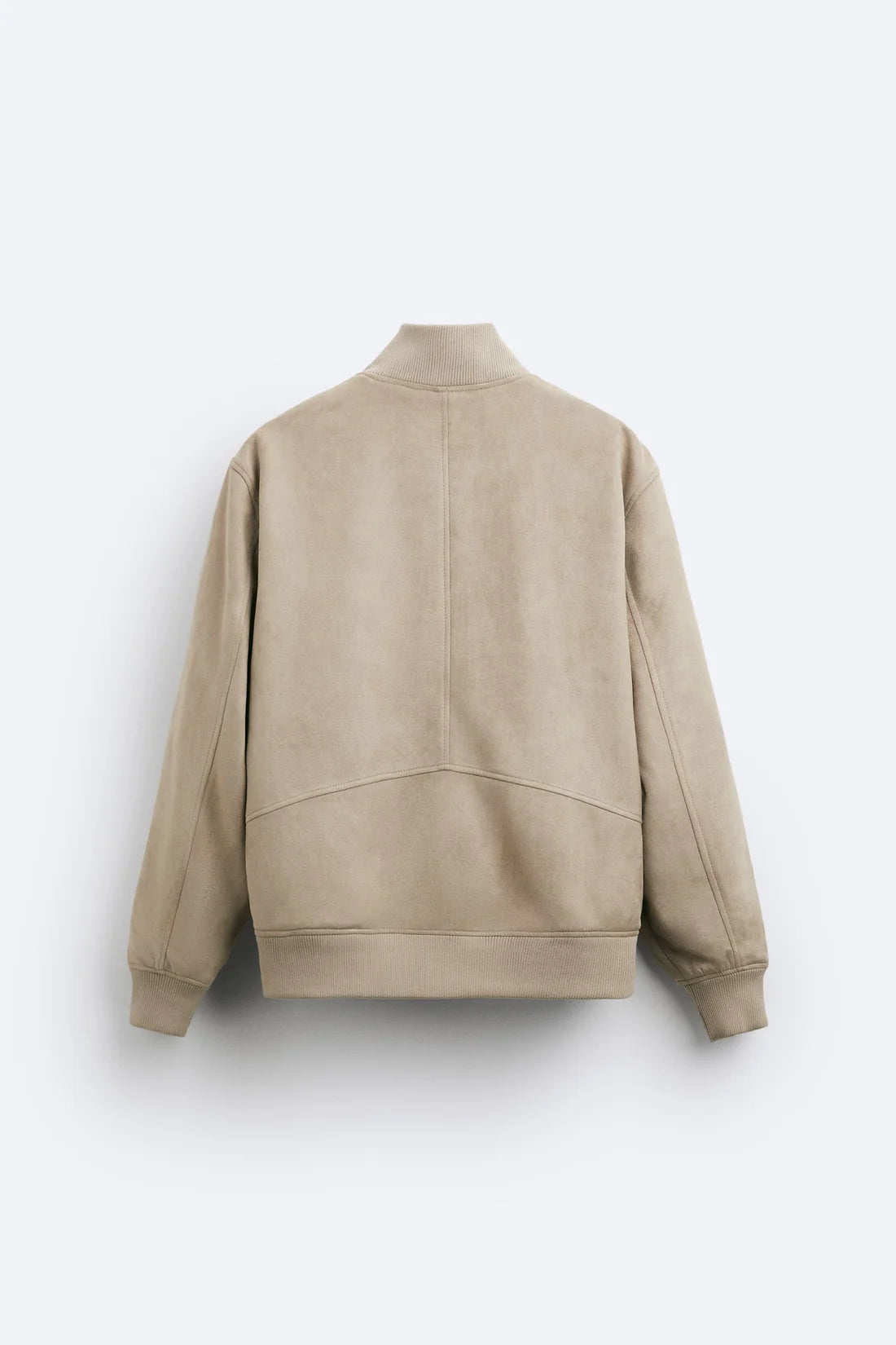 SUEDE BOMBER LEATHER JACKET