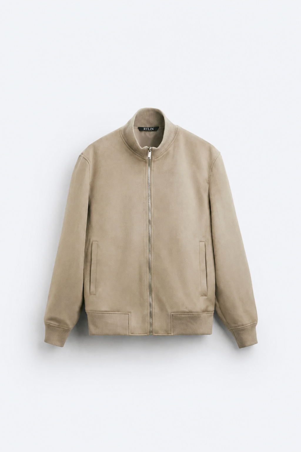 SUEDE BOMBER LEATHER JACKET