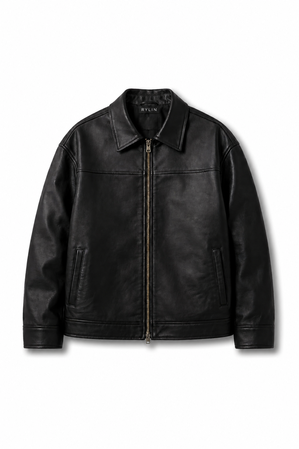 BOXY FIT LEATHER JACKET