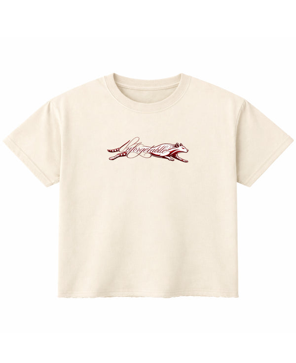 Off White Boxy Fit T-shirt Front Design