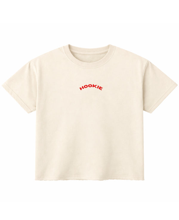 Off White Boxy Fit T-shirt Front Design
