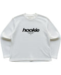 Off-white waffle knit oversized full-sleeve Front Design