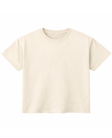 Off White Boxy Fit T-shirt Front Design