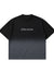 Black Ombré Wash Boxy Fit T-shirt Front Design
