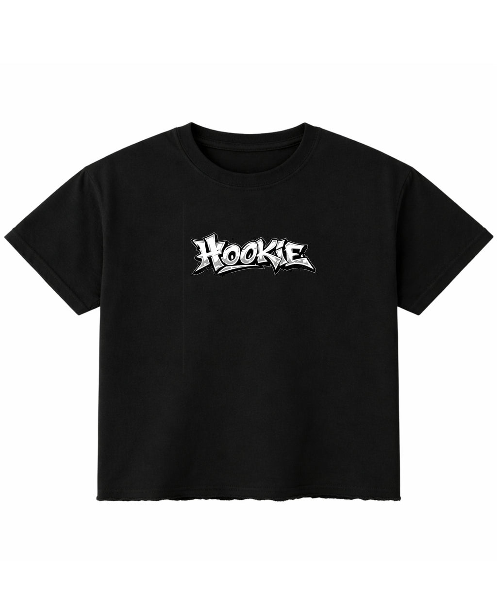 Black Boxy Fit T-shirt Front Design