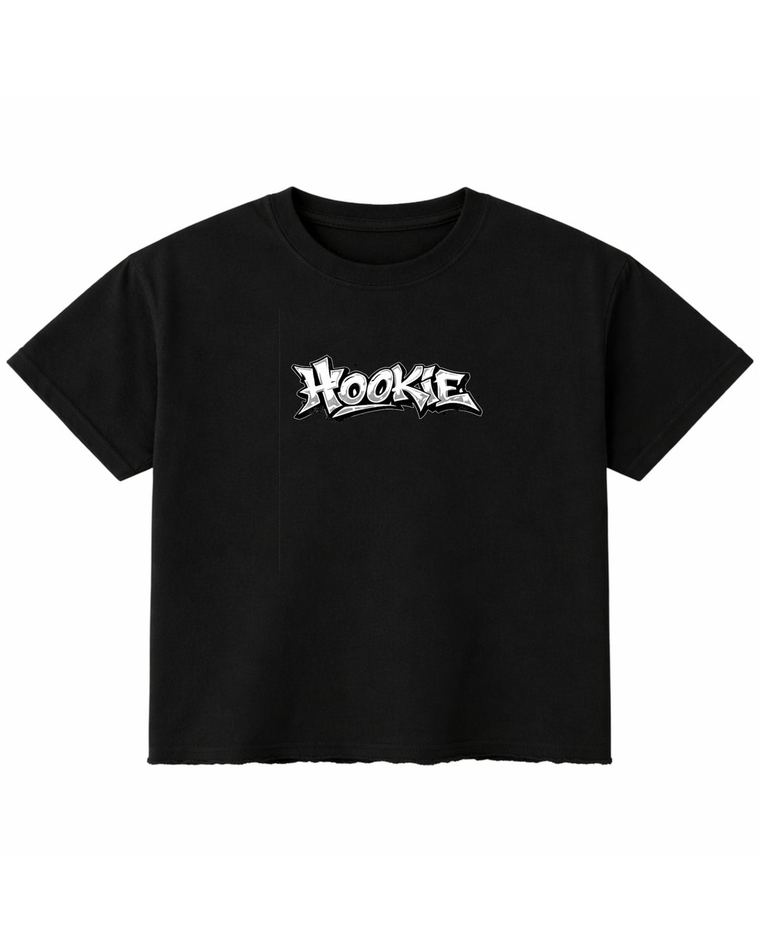Black Boxy Fit T-shirt Front Design