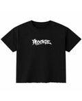 Black Boxy Fit T-shirt Front Design