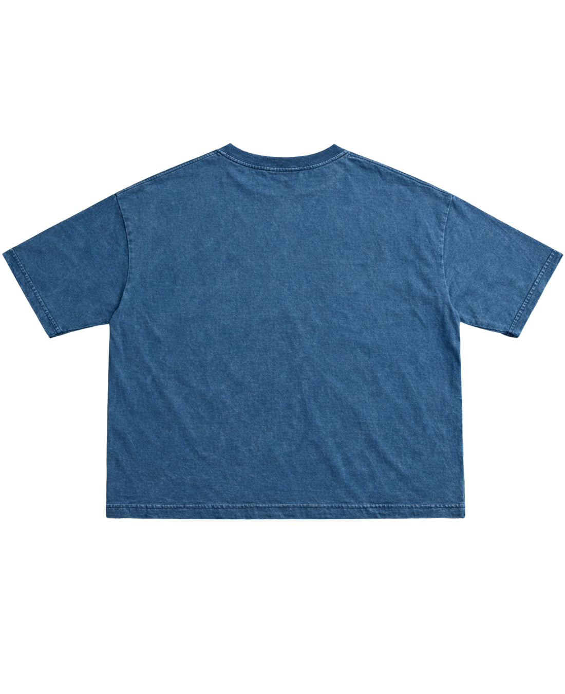 Denim Wash Boxy Fit T-shirt Front Design