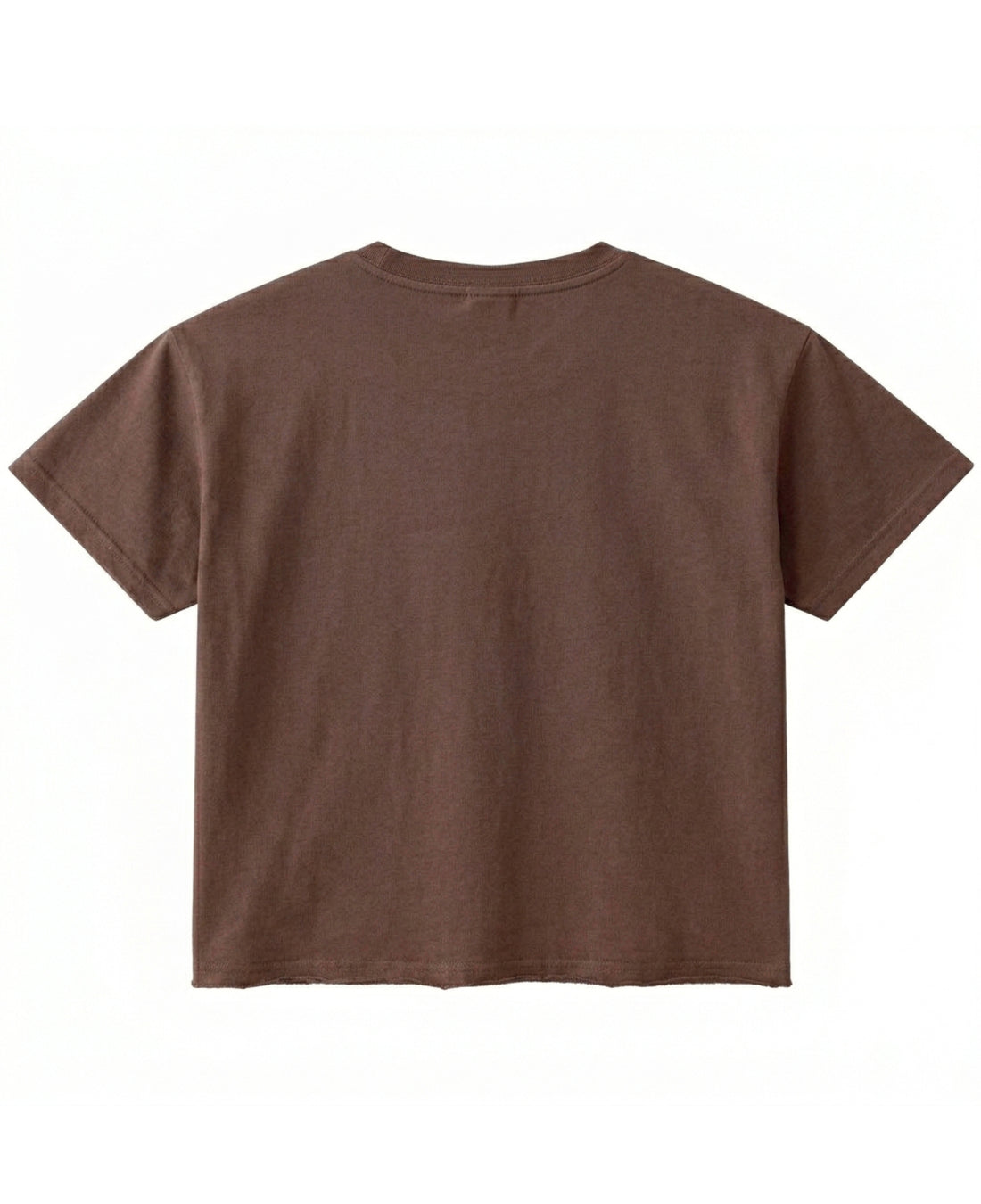Brown Boxy Fit T-shirt Front Design