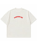 Off-white waffle boxy fit Front Design
