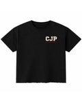 Black Boxy Fit T-shirt Front Design