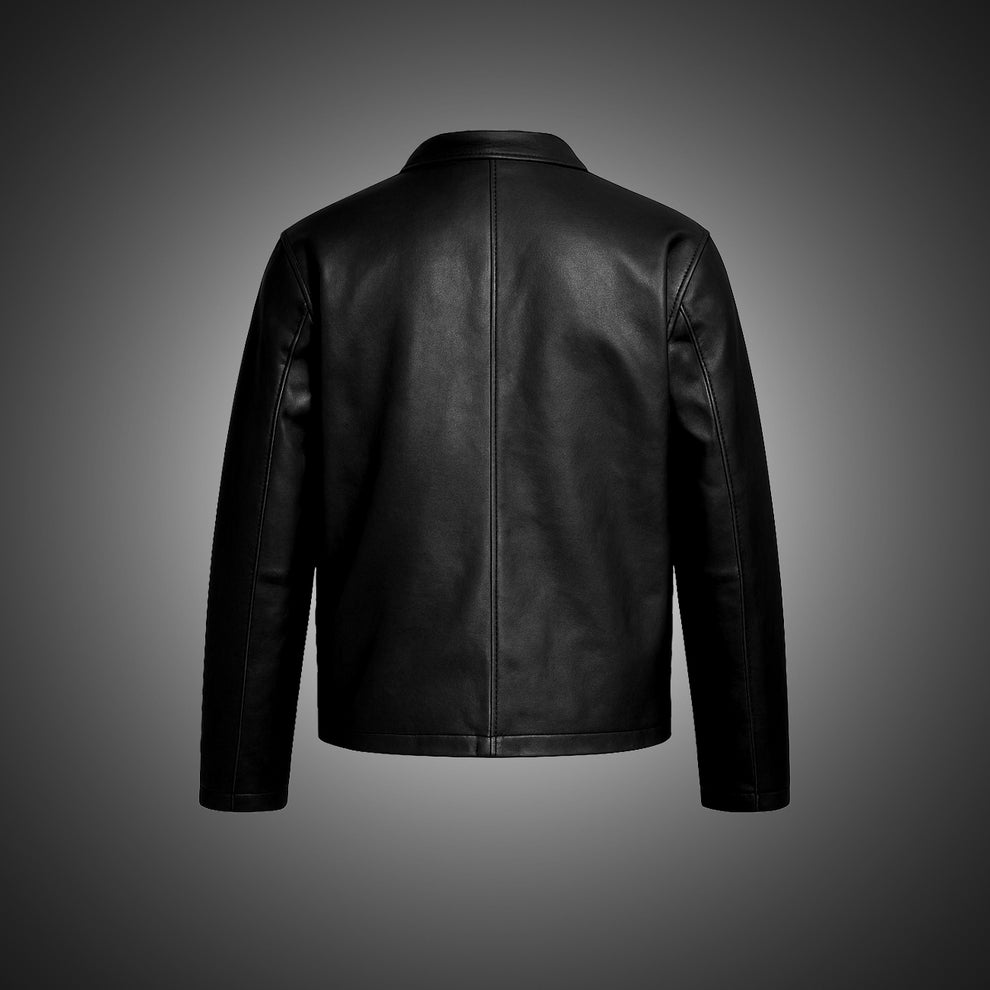 Midnight Luxe Leather Jacket